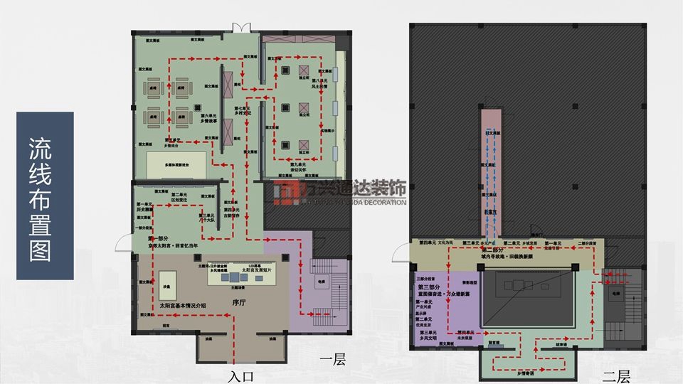 北京萬興通達(dá)辦公裝修項目-太陽宮鄉(xiāng)情村史館設(shè)計方案裝修效果圖