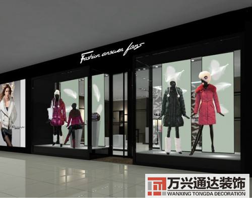羽絨服專賣(mài)店裝修專門(mén)賣(mài)羽絨服的專賣(mài)店